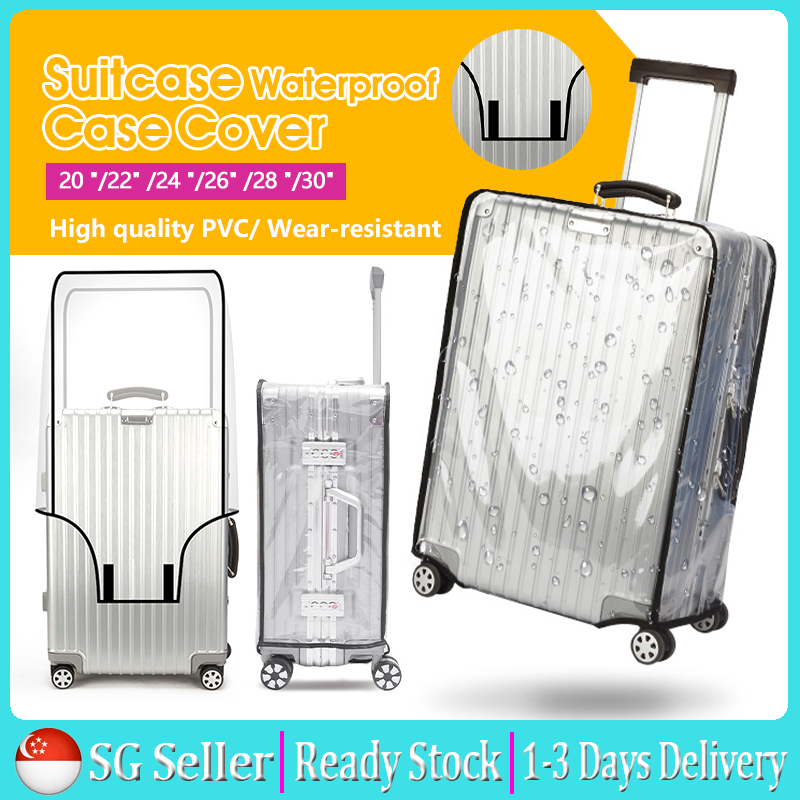 24 Inch Transparent Luggage Cover Protector Bag, PVC Clear Plastic Suitcase  Cover Protector, Travel Luggage Sleeve Protector : : Clothing,  Shoes & Accessories