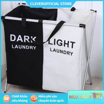 ⚡Miễn Phí Vận Chuyển⚡Sọt đựng quần áo, Túi đựng đồ - Giỏ để đồ bẩn có chia ngăn tháo rời