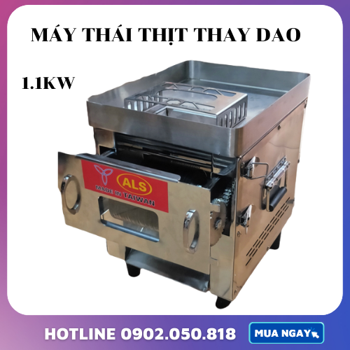 Máy thái thịt thay dao als-1100w cỡ dao 2mm 2.5mm 3.5mm 5mm bảo hành 18 tháng