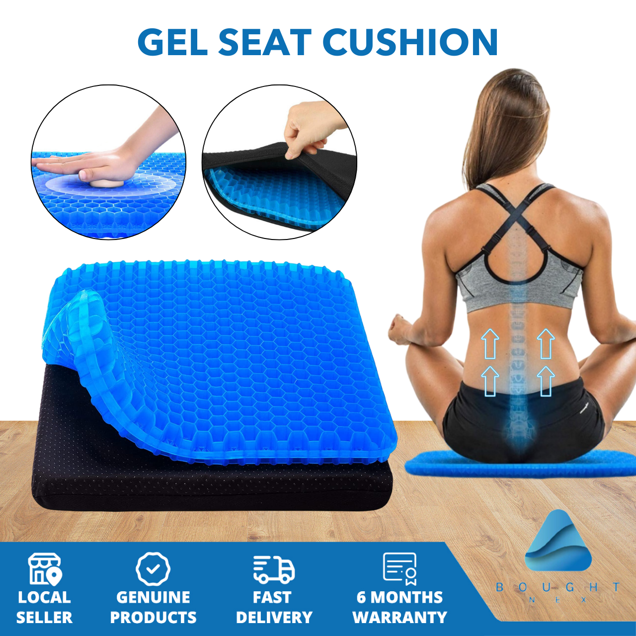 Egg Gel Sitter Gel Car Seat Cushion for Car Driving Used Anywhere - China Egg  Sitter and Egg Gel Sitter price