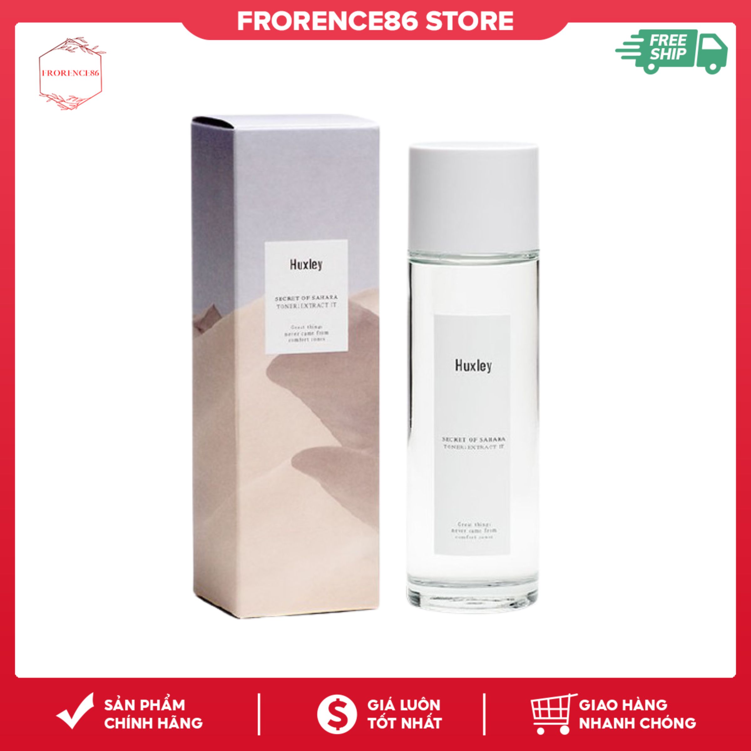 Nước Hoa Hồng Dưỡng Ẩm Chiết Xuất Xương Rồng Huxley Toner; Extract It 120ml Frorence86 Store