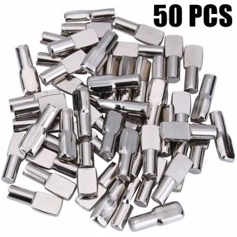 50 X Chốt Đỡ Kệ Chốt Mạ Niken Cho Giá Đỡ Tủ Quần Áo Nội Thất Tủ