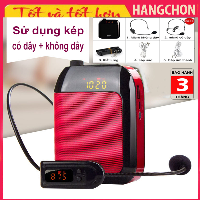 Máy trợ giảng APORO T9 FM không dây chính hãng-bảo hành