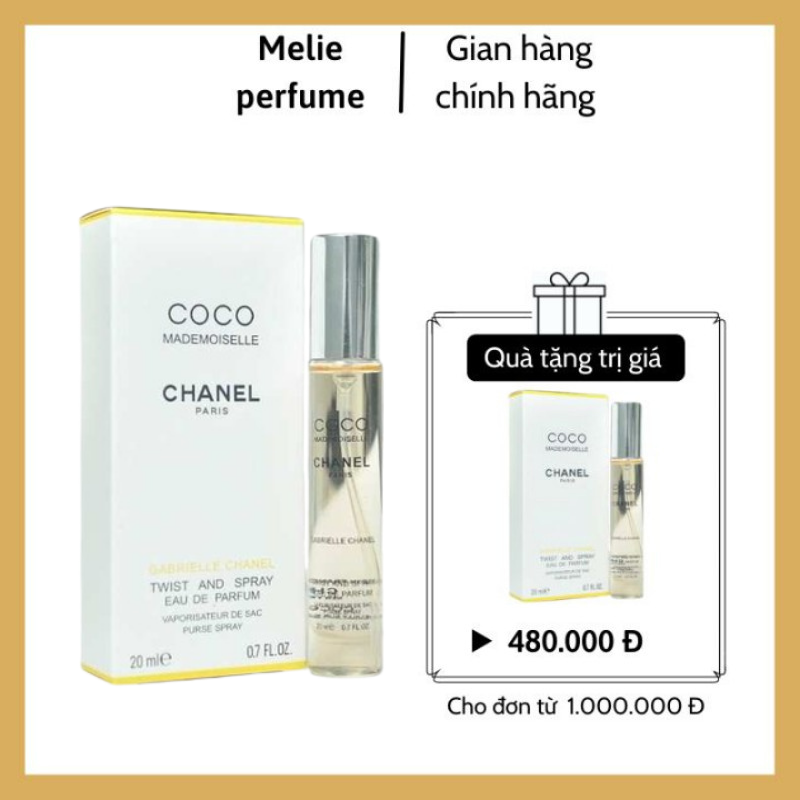 CHANEL No 5 Gabrielle CHANEL Twist and Spray Eau De Parfum 3x 20 Ml for  sale online  eBay