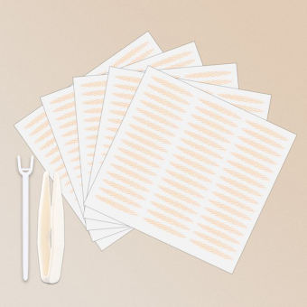 240 Cái Gạc 5 Tờ Miếng Dán Mí Gấp Đôi Vô Hình Ren Lưới, Miếng Dán Mí Mắt Tự Dính Trong Suốt Vô Hình