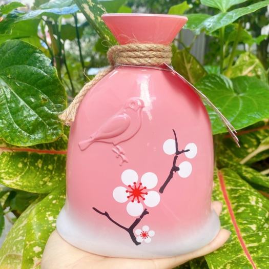 Nước Trái Cây Nữ Nhi Hồng phiên bản mới Bình Vị Đào Hoa 500ml TẾT 2022 - Bình nước hoa quả nữ nhi hồng, hoa văn cổ trang