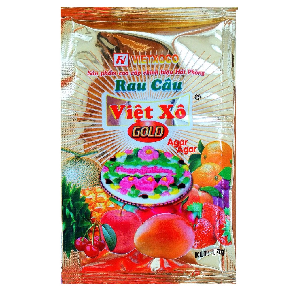 Rau câu giòn việt xô gold 25g
