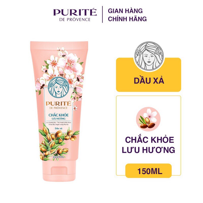 Dầu xả purite hoa anh đào chắc khỏe lưu hương 150ml