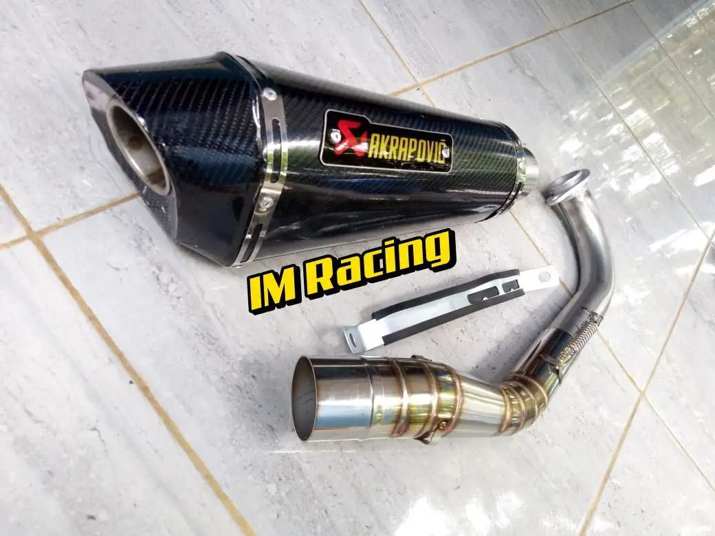 Knalpot Racing AKRAPOVIC Buat Mio Sporty Smile Soul Gt J M3