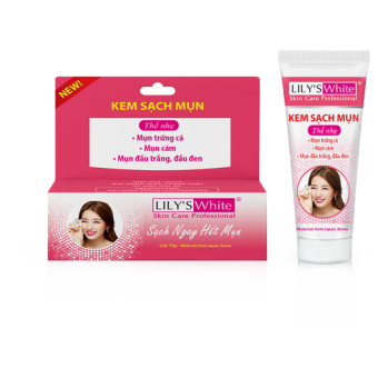 Tuýp chấm mụn lily’s white thể nhẹ