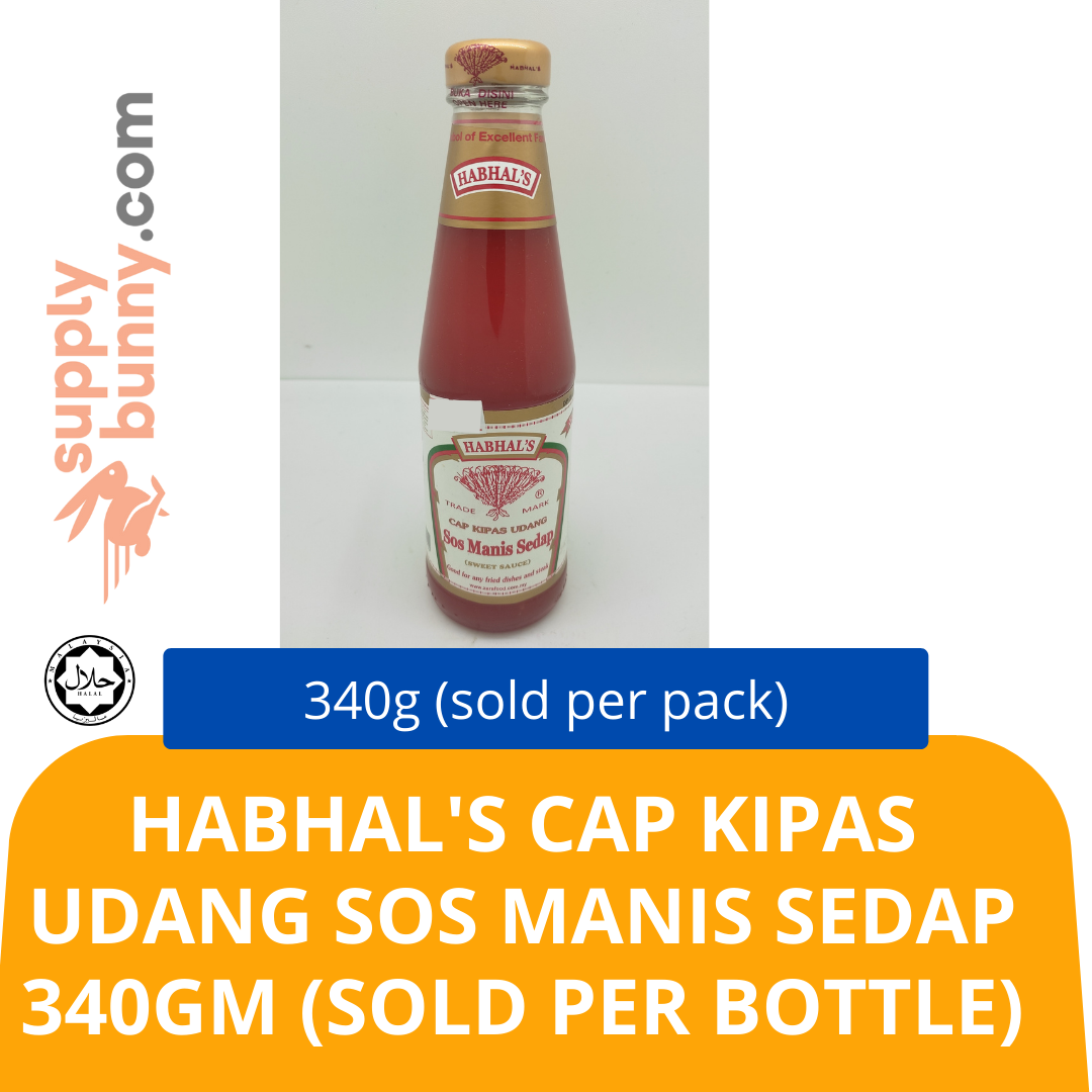 Habhal\'s Cap Kipas Udang Sos Manis Sedap 340gm (sold per bottle) Halal