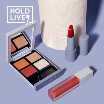 Bộ 3 món : phấn mắt, son kem, son sáp của Hold live