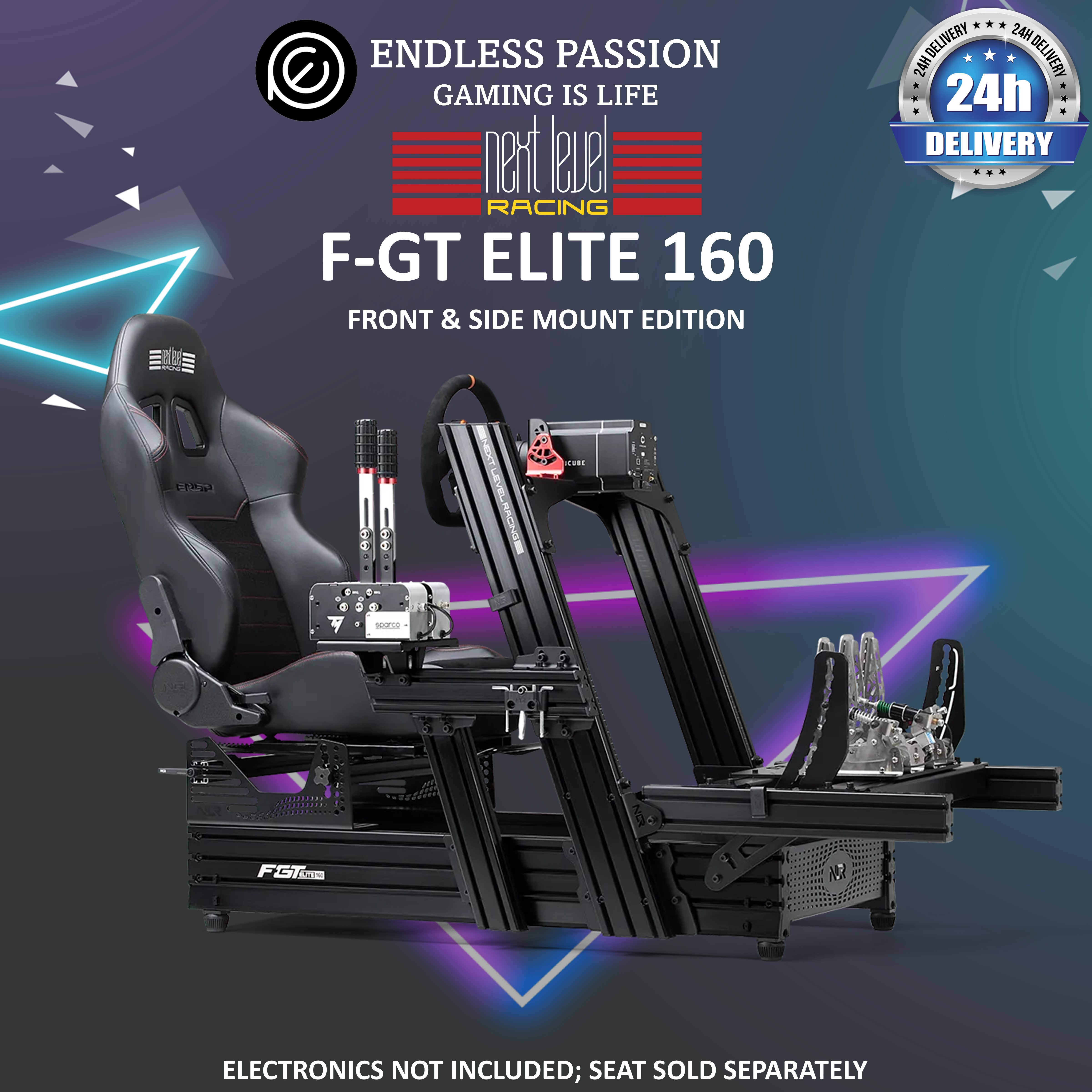 Next Level Racing F-GT Elite 160 Racing Cockpit (NLR-E025)