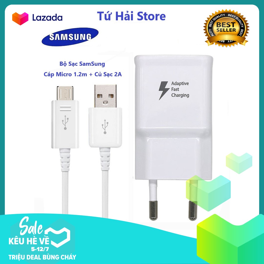 Củ sạc samsung, dây sạc chân micro,cáp sạc type c 2a, bộ sạc samsung sạc nhanh - hàng chất lượng cao - tuhaistore