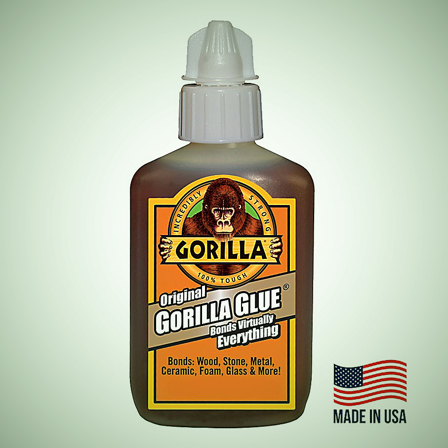 Keo dán Gorilla Glue nhập khẩu chính hãng Mỹ - Keo dính gỗ, gốm sứ, kim loại, thủy tinh, nhựa, dán giày dép – Keo dán giày dép – Keo dán gỗ - Keo dán giầy thể thao – Keo dán giầy da Gorilla thương hiệu Mỹ, 59ml