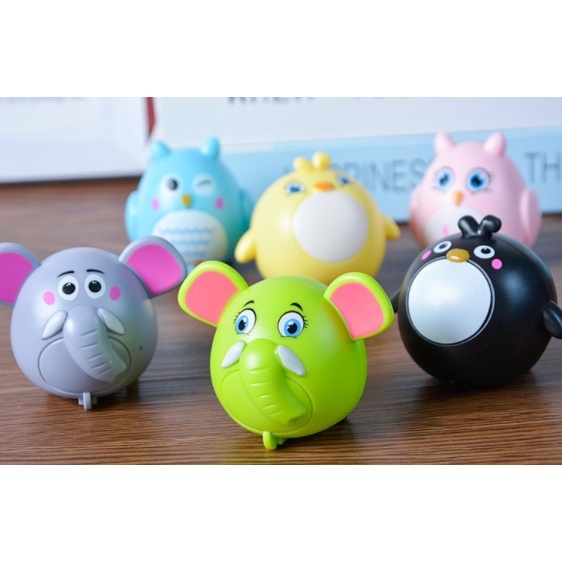 Đồ chơi con vật mini chạy đà thú chạy cót mini thú nhựa mini cho bé