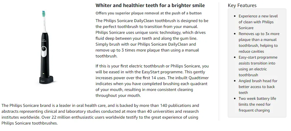 philips sonicare 3100 daily clean