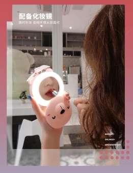 Gương soi đèn led kèm quạt 2 in 1