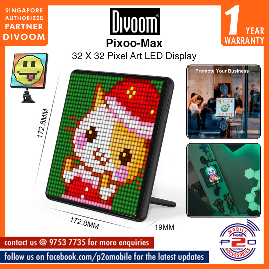 Divoom Pixel Art Wall Frame 32x32 / Pixoo Max