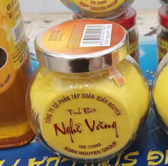 Tinh Bột Nghệ Vàng xuân nguyên lọ thủy tinh 160gr
