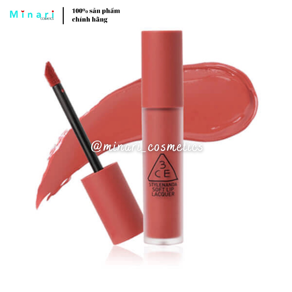 Son kem lì 3ce soft lip lacquer