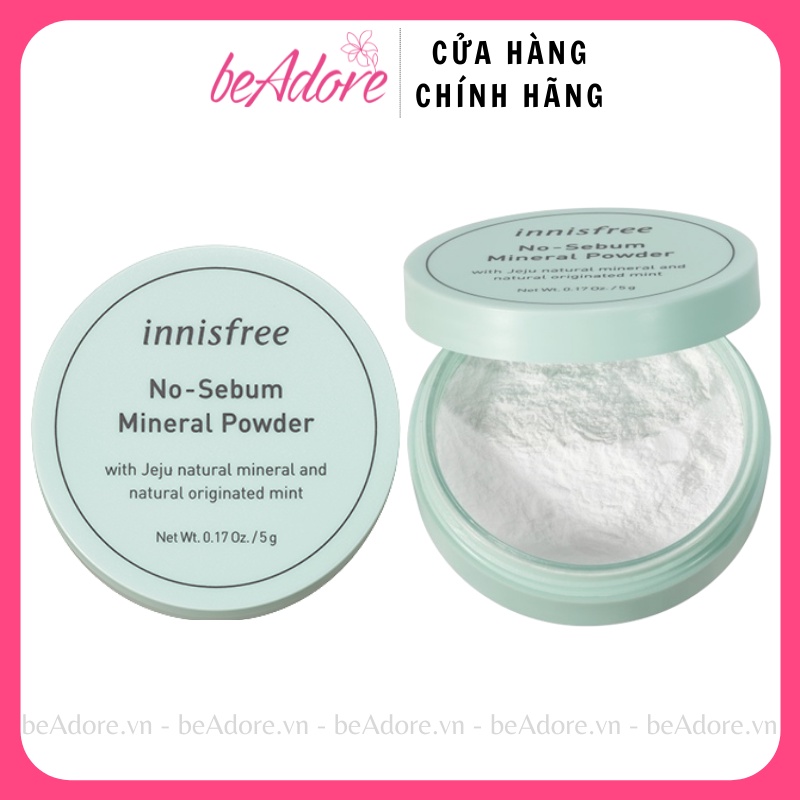 Phấn Phủ Kiềm Dầu Dạng Bột Khoáng Innisfree No Sebum Mineral Powder