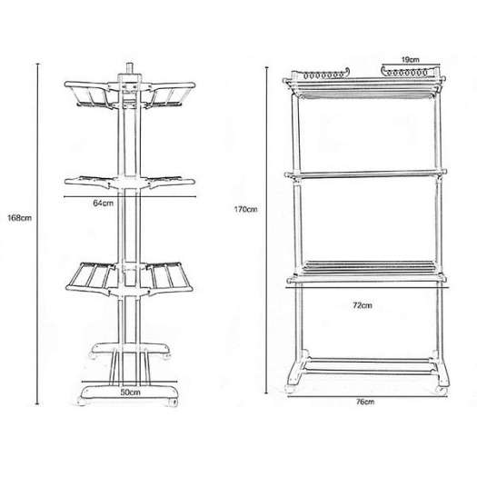 Giàn Phơi Quần Áo , Giàn Phơi Thông Minh ,Giá Phơi Quần Áo ,Giàn Phơi , Sào Phơi Đồ Thông Minh - Chọn Mua SÀO PHƠI QUẦN ÁO INOX CÓ BÁNH XE ĐẨY Rất Chắc Chắn - Loại Dày, Cứng Cáp (Hàng Tốt, Thiết Kế Mới)