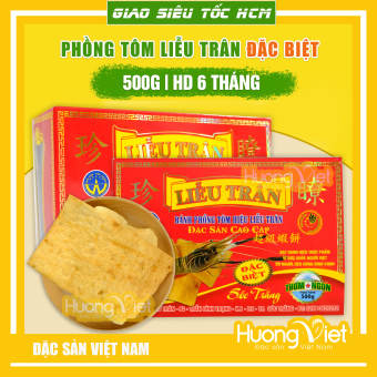 Bánh phồng tôm Liễu Trân Đặc Biệt 500gr 45% tôm, đặc sản Sóc Trăng, bánh cúng khai trương của người Hoa