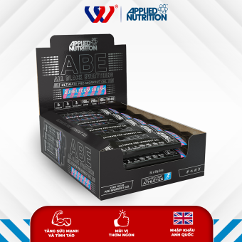 Gel uống tăng lực ABE Applied Nutrition Pre Workout tăng sức bền hỗ trợ vận động (Hộp 20 gói)