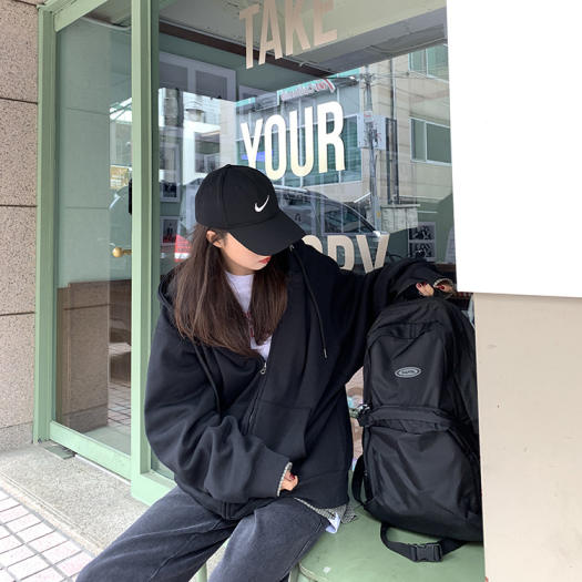 PWAE Hoodies Jacket for Women Korean Oversize Gray Hooded Sweater for Women Zipper Jacket Women's Ins Trend Tops for Women