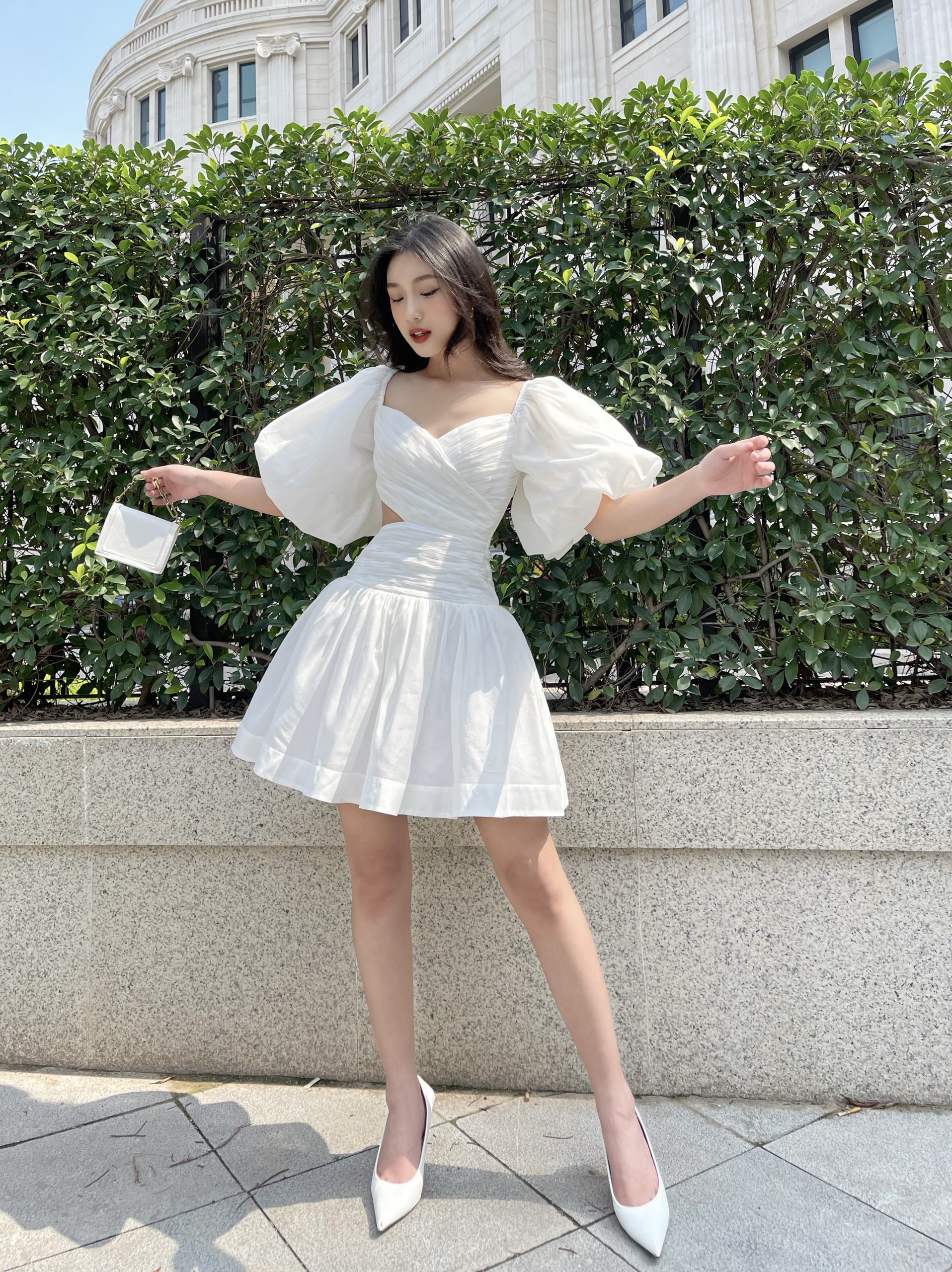 Daydreamer đầm ngắn aurora mini dress