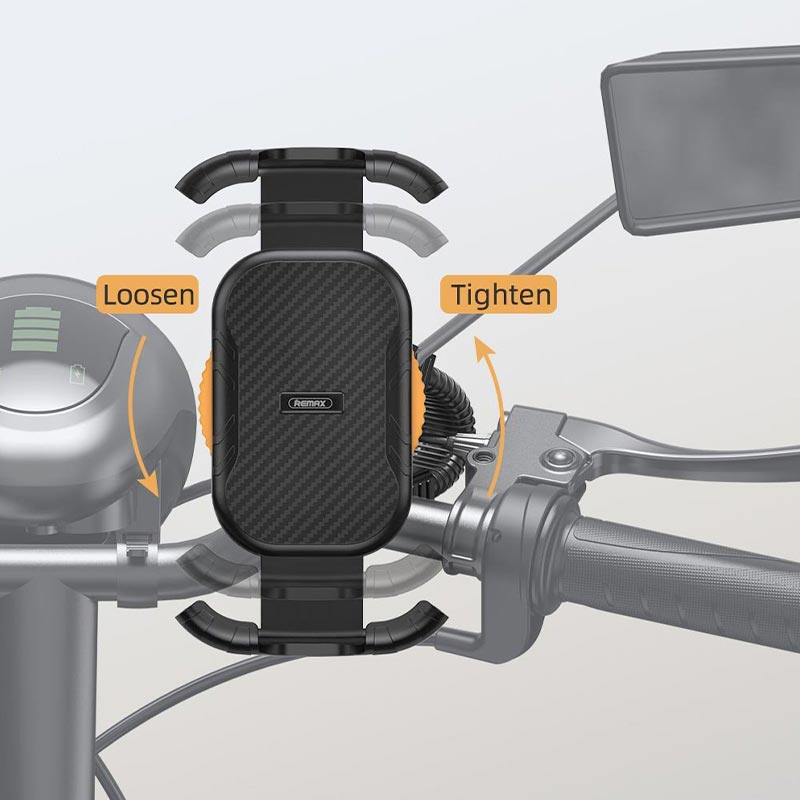 Gadgetoo Remax Rm-C01 Fiyo Series Bike Motorcycle Phone Holder