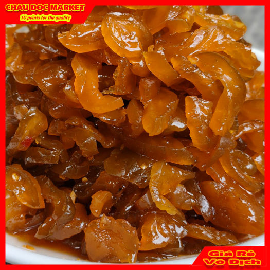 Dưa Mắm Dưa Gang Trộn Tỏi Ớt Châu Đốc Loại Ăn Liền Thơm Ngon Hủ 500gr