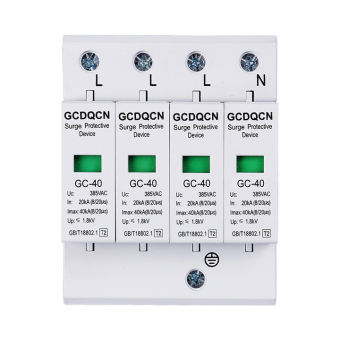Chống sét lan truyền 3 Pha 4 cực 4P 40KA - CB chống sét - aptomat chống sét
