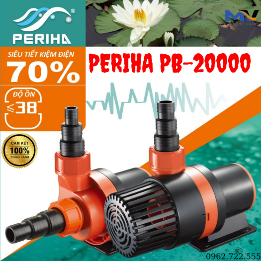 MÁY BƠM NƯỚC HỒ CÁ PERIHA PB-20000 20000L/h- 120W SIÊU TIẾT KIỆM ĐIỆN | CỬA HÀNG CÁ CẢNH VÀ THIẾT BỊ LỌC NƯỚC HỒ CÁ MỘC VINH AQUA