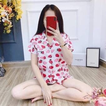 Bộ mặc nhà nữ, bộ ngủ nữ siêu cute chất kate thái mềm, minhquang2017