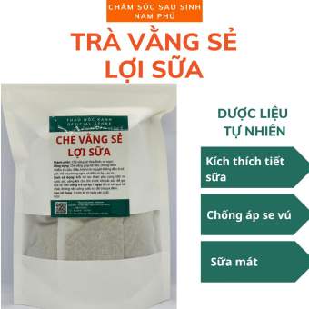 Trà Vằng Sẻ Lợi Sữa Cho Mẹ Sau Sinh, vừa Lợi Sữa Vừa Giảm Cân túi lọc tiện lợi - Thảo Mộc Xanh Nam Phú