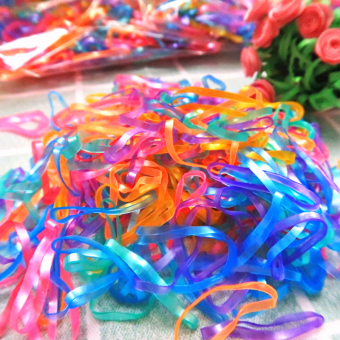 Thun cột tóc tiện dụng nhiều màu (1 bịch)