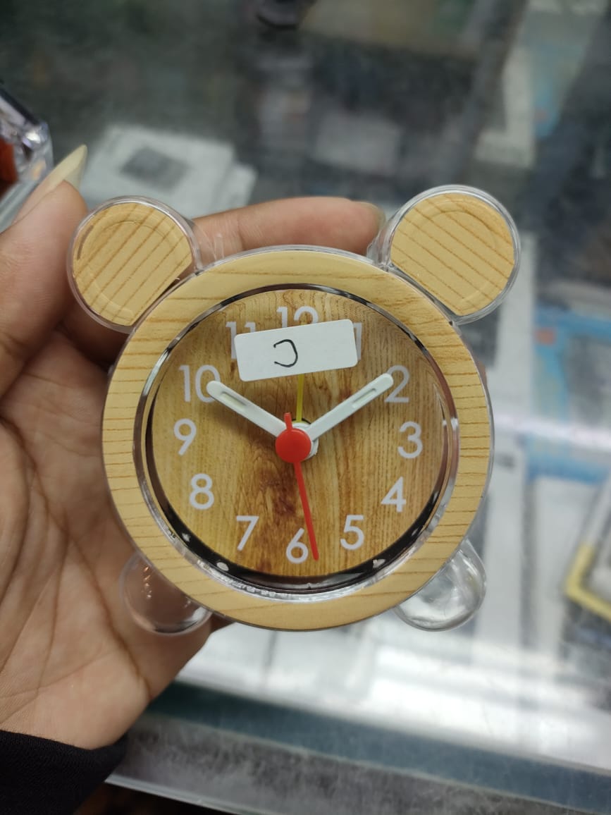 (Bisa Cod) Jam Weker transparan mickey collection / Jam Meja Beker / Jam Meja Alarm (Mini) Terlaris!