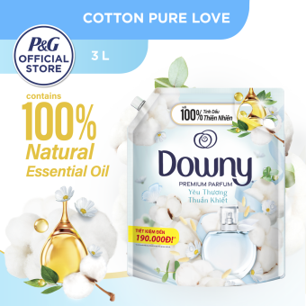 Combo 2 Túi Nước Xả Vải DOWNY Yêu Thương Thuần Khiết Túi 3Lx2