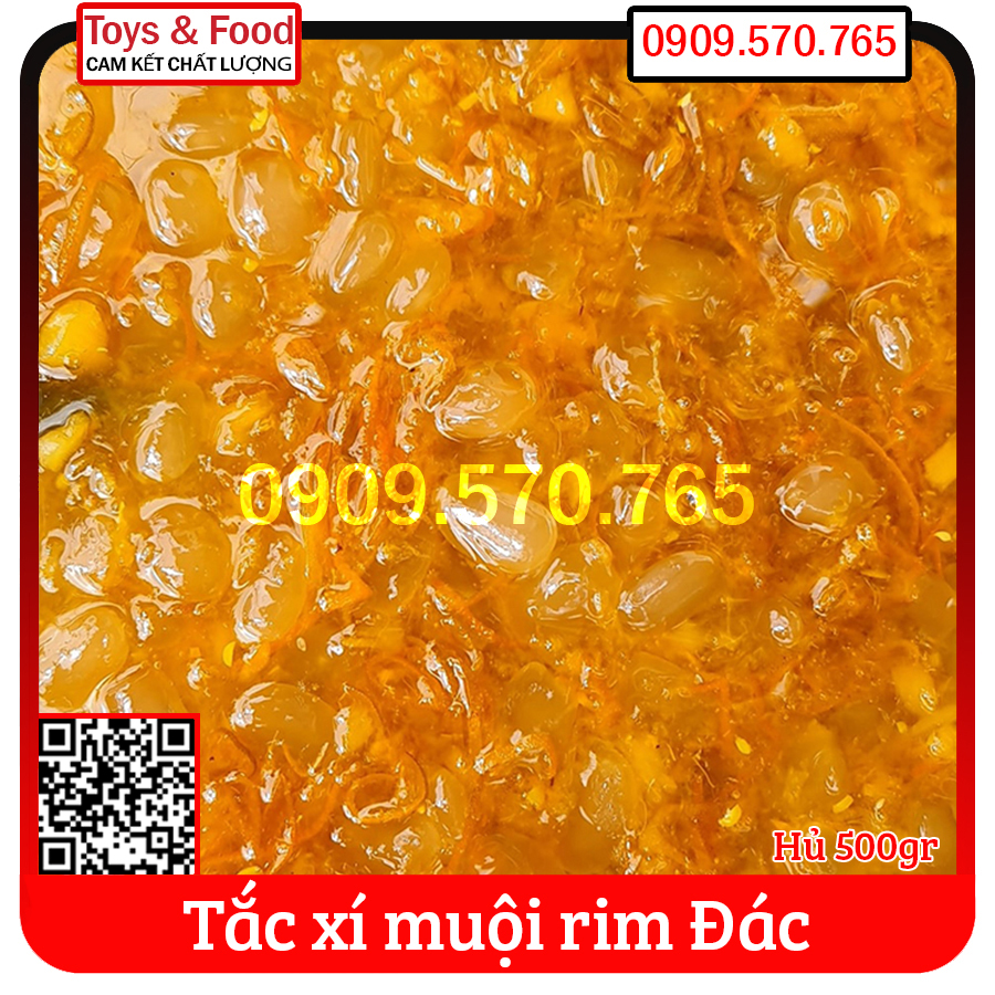 Tắc xí muội rim đác - hủ 500gr - hạn sử dụng 30 ngày