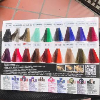 Thuốc Nhuộm Tóc Màu Phủ Bóng 5D Hàn Quốc 450ml