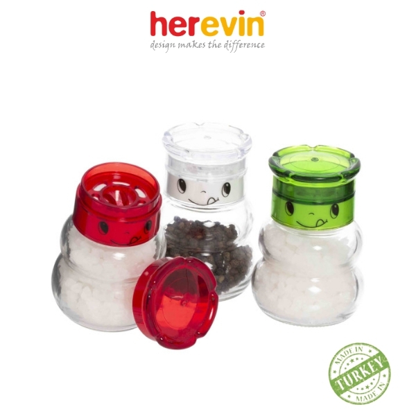 Hũ Xay Tiêu Thủy Tinh Herevin 150ml - HUGI131650-000 [GIAO MÀU NGẪU NHIÊN]
