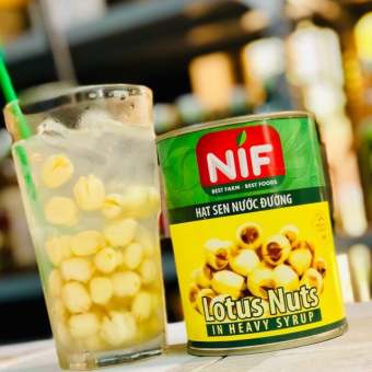Hạt Sen Nước Đường NIF lon 560g-hsd:2025
