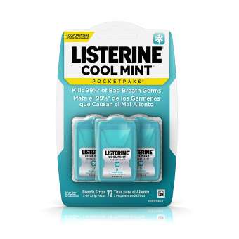 Miếng ngậm thơm miệng diệt khuẩn Listerine vị tươi mát Fresh burst