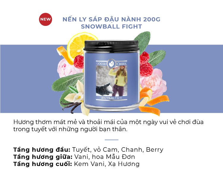Nến Ly Sáp Đậu Nành Goose Creek 200g từ Yankee Candle (Nhiều Mùi Hương Lựa Chọn)