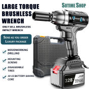 SOTIME Cordless Impact Wrench Set - Powerful and Portable