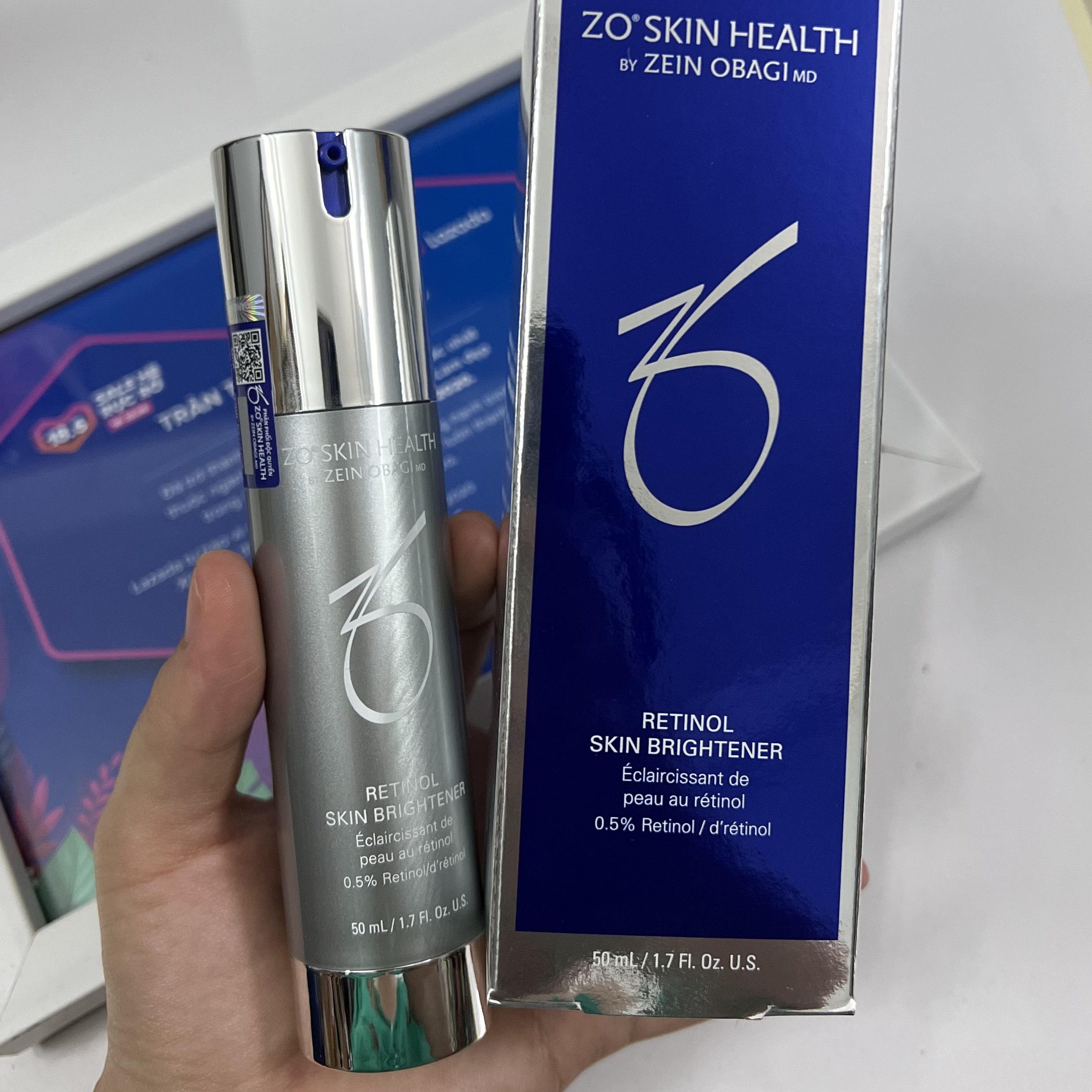 Kem dưỡng trắng da retin0l z.o 0.5%