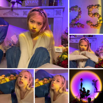 Đèn hoàng hôn hình phi hành gia Cổng USB - Đèn Sống Ảo Cầu Vồng