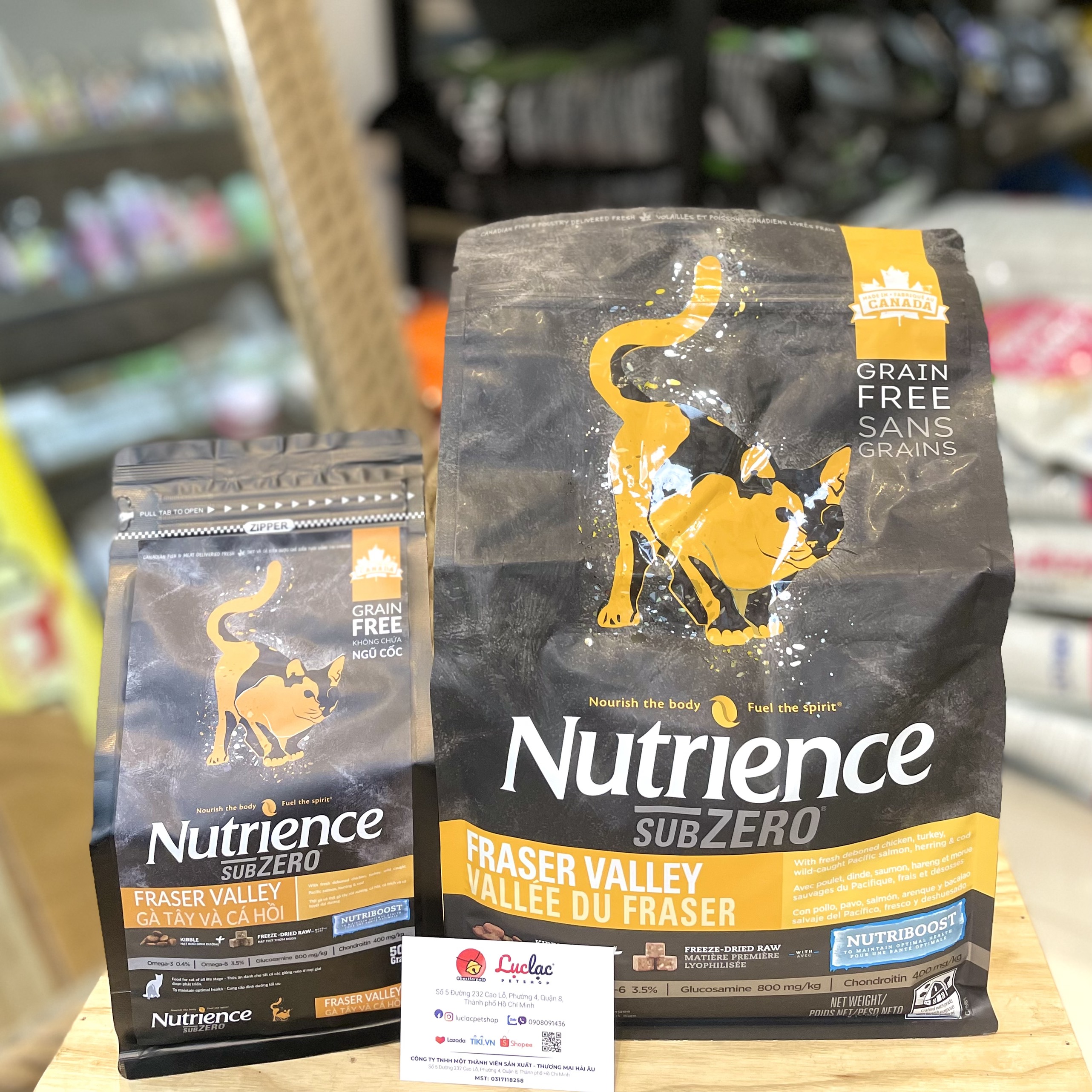 Hạt Nutrience Subzero Frase Valley cho Mèo vị Gà tây & Cá hồi - Túi chính hãng
